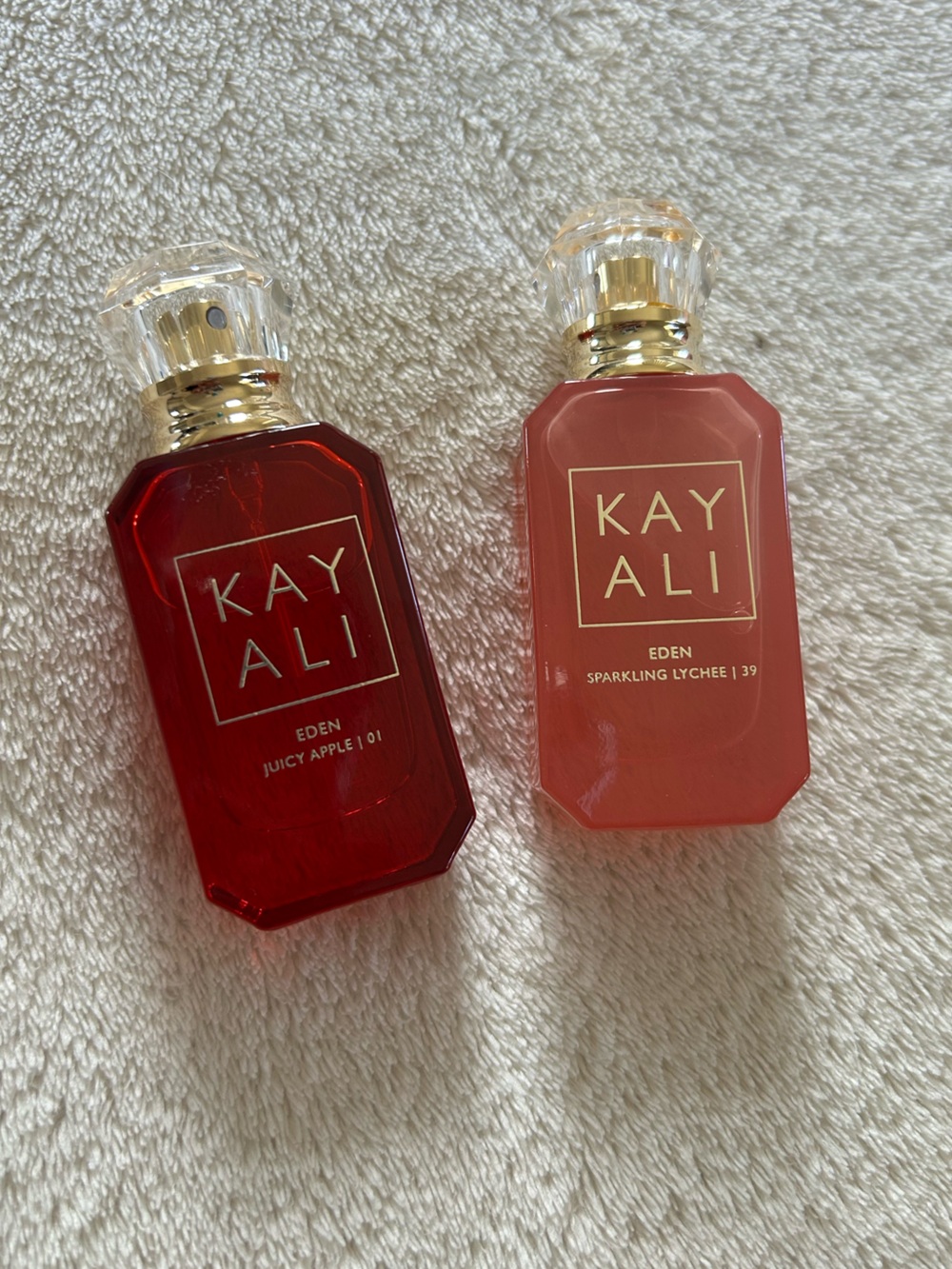 Kayali eden juicy apple & sparkling lychee bundle